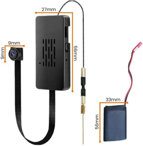 Kamera Orllo C2 Pro ukryta mini szpiegowska Wi-Fi ORLLO