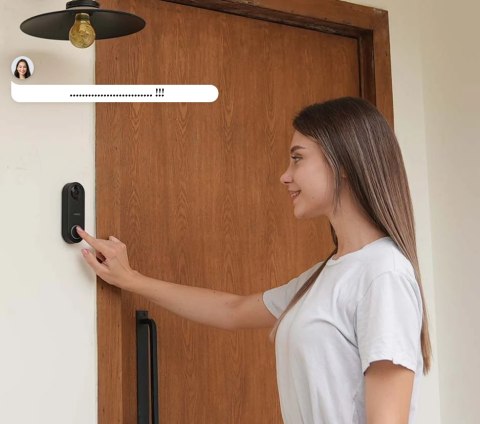 Reolink bezprzewodowy wideo dzwonek D340W Wi-Fi 5MPx REOLINK