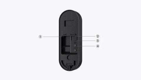 Reolink bezprzewodowy wideo dzwonek D340W Wi-Fi 5MPx REOLINK