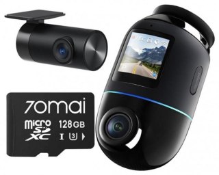 Wideorejestrator 70mai X800 Omni 4K/GPS/WiFi Dual czarny + karta SD 70mai 128GB 70MAI