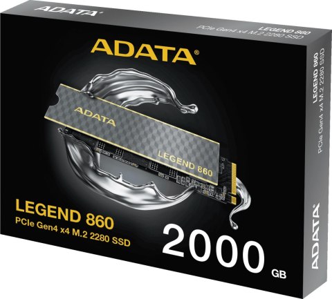 Adata Dysk SSD LEGEND 860 2TB PCIe 4x4 6000/5000 MB/s M.2 ADATA