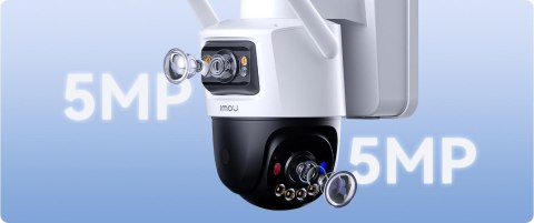Kamera IP Imou AOV Dual 10MP (5MP+5MP) z panelem solarnym 2.4GHz WiFi+4G IMOU