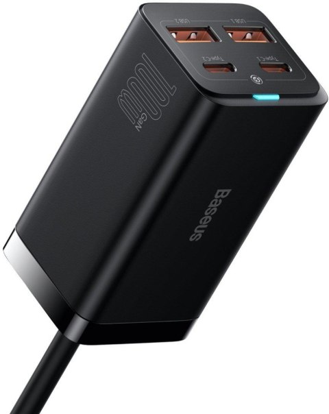 ŁADOWARKA SIECIOWA Baseus GaN 3 Pro Desktop Charger CCGP000101 100W 2x USB-A 2x USB-C PD 3.0 QC 4.0+ BASEUS