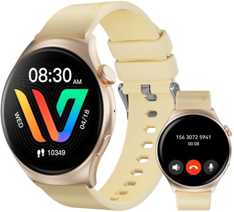 Smartwatch Weofly Curve złoty WEOFLY