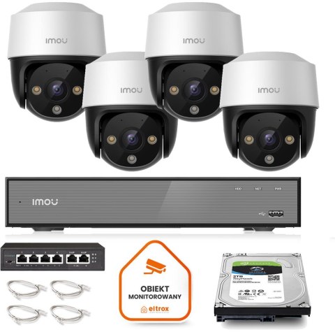 Zestaw monitoringu Imou 4x kamera Cruiser 4MP POE IMOU