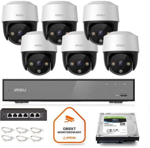 Zestaw monitoringu Imou 6x kamera Cruiser 4MP POE IMOU