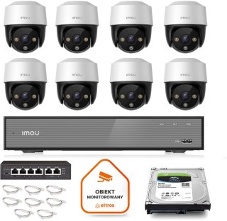 Zestaw monitoringu Imou 8x kamera Cruiser 4MP POE IMOU