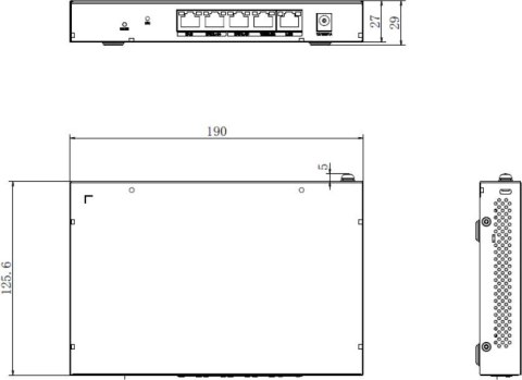 Switch Hikvision DS-3WG105G-SI HIKVISION