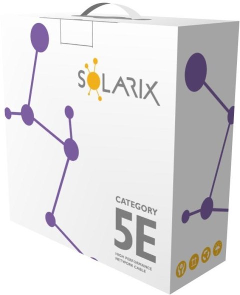 KABEL SKRĘTKA SOLARIX CAT.5E UTP LSOH Dca SXKD-5E-UTP-LSOH box 305m SOLARIX