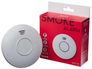 SAFEMI Czujnik dymu - Wbudowana bateria 10 lat, Gwarancja 5 lat SHS-10S SAFEMI