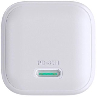 Ładowarka sieciowa Joyroom JR-TCG15 Mini 30W GaN USB-C biała JOYROOM