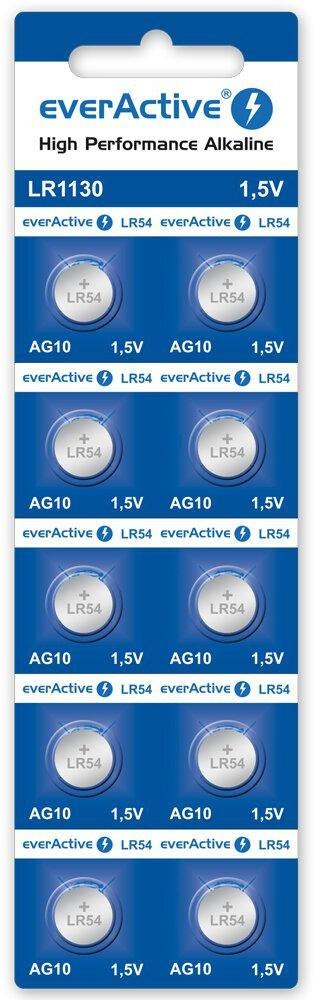 Bateria AG10 / G10 / LR54 / LR1130 everActive 1,5V (blister 10 szt.) EVERACTIVE