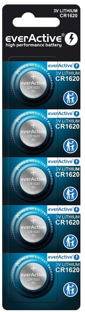 Bateria CR1620 everActive (blister 5 szt.) EVERACTIVE
