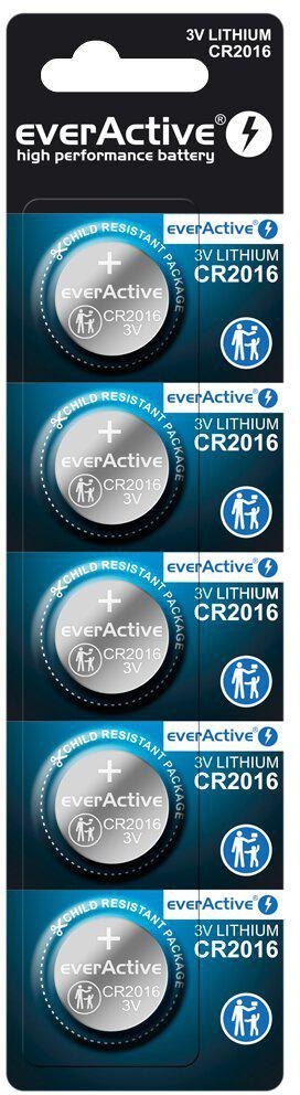 Bateria CR2016 everActive (blister 5 szt.) EVERACTIVE