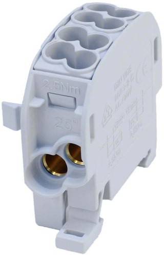 Blok rozdzielczy odgałęźny SCB 25 Al/Cu 80110 SIMBLOCK, szary 81501002 SIMET