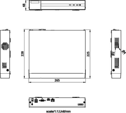 Rejestrator IP Hilook NVR-104MH-D/4P(D) 4-kanałowy 5MP PoE HILOOK