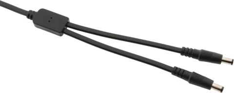 Splitter DC ESPE 1x2 gniazdo DC 2,1/5,5 / 2 x wtyk prosty DC 2,1/5,5 ESPE