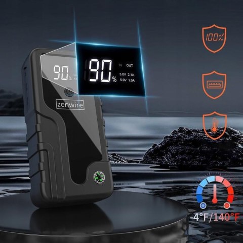 Booster Jump Starter 6400 mAh Powerbank Samochodowy Zenwire CY16 ZENWIRE