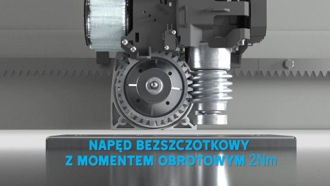 Napęd/siłownik CAME BKX08AGF BRUSHLESS do 800kg bram przesuwnych CAME