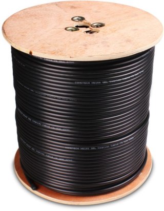 PRZEWÓD KONCENTRYCZNY NS100 TRI ŻELOWANY CZARNY - szpula 300m CONOTECH