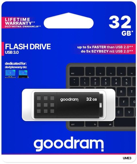 Pendrive Goodram UME3 32GB USB 3.0 Czarny GOODRAM