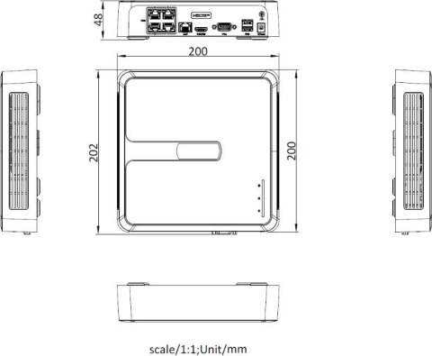 Rejestrator IP Hilook NVR-104H-D/4P(D) 4-kanałowy 5MP PoE HILOOK
