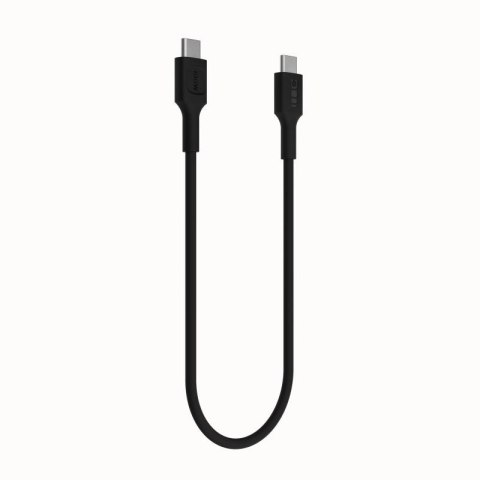 KABEL USB-C / USB-C Greencell PowerFlex 30cm PD 100W czarny silikonowy GREEN CELL