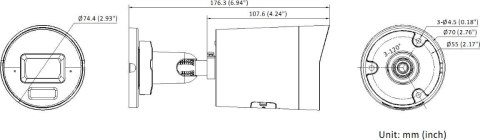 Kamera IP Hikvision 16MP DS-2CD20166G3-IUY/SL(2.8mm)/eFO-STDBLACK HIKVISION