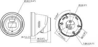 Kamera IP Hikvision 16MP DS-2CD23166G3-IS2UY/SL(2.8)eFO-STDBLACK HIKVISION