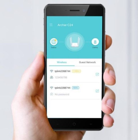 ROUTER TP-LINK Archer C24 AC750 TP-LINK