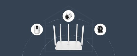 Router Imou HR12G dwuzakresowe Wi-Fi 2,4 GHz i 5 GHz IMOU