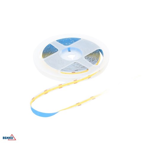 Taśma LED premium 12V DC COB 2400LED/5M 12W/1M IP20 biała neutralna BEMKO