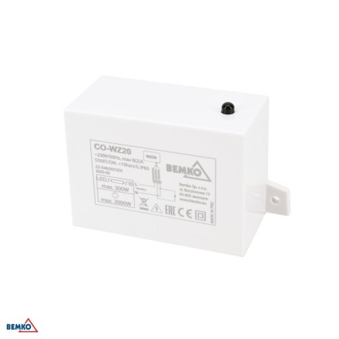 Wyłącznik zmierzchowy 20A 2-100 LUX Z SONDA BEMKO