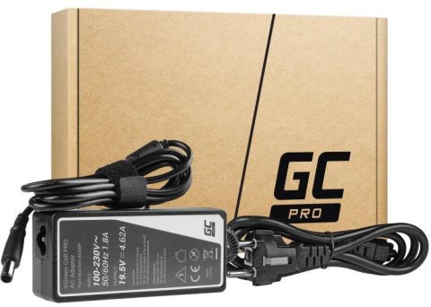 ZASILACZ ŁADOWARKA DO LAPTOPA DELL Green Cell PRO AD09P 19,5V 4,62A 90W 7,4mm/5,0mm GREEN CELL