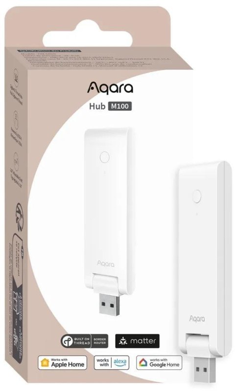 Aqara Hub M100 (Offline) | Jednostka centralna Smart Home | Zigbee, Homekit, EU AQARA