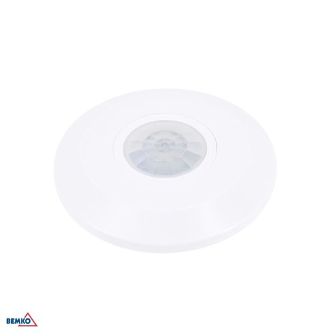 Czujnik ruchu PIR 800W 360* biały P/T BEMKO