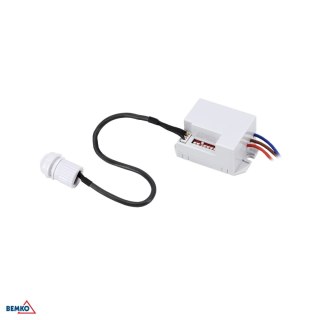 Czujnik ruchu PIR1200W 180* biały BEMKO