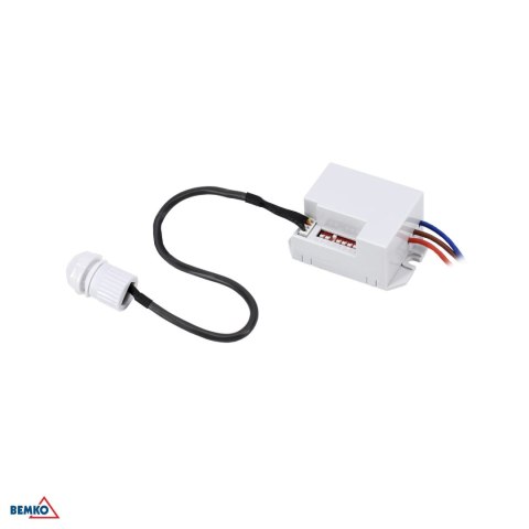 Czujnik ruchu PIR1200W 180* biały BEMKO