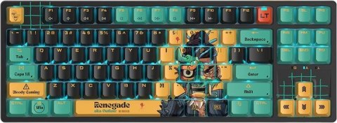 Klawiatura mechaniczna A4TECH BLOODY AT87 RENEGADE USB (Alpha Switches) A4TECH