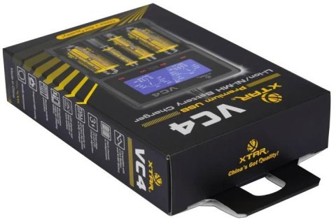 Ładowarka do akumulatorów cylindrycznych Li-ion / Ni-MH AA / AAA / 18650 Xtar VC4 XTAR