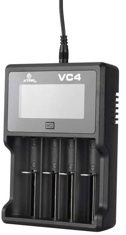 Ładowarka do akumulatorów cylindrycznych Li-ion / Ni-MH AA / AAA / 18650 Xtar VC4 XTAR