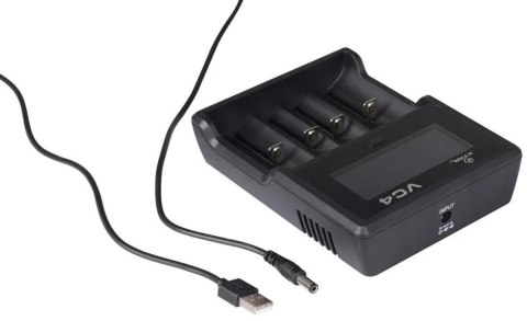 Ładowarka do akumulatorów cylindrycznych Li-ion / Ni-MH AA / AAA / 18650 Xtar VC4 XTAR