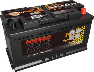 Akumulator AGM samochodowy START-STOP POWERBAT L5 12 V 92 Ah POWERBAT