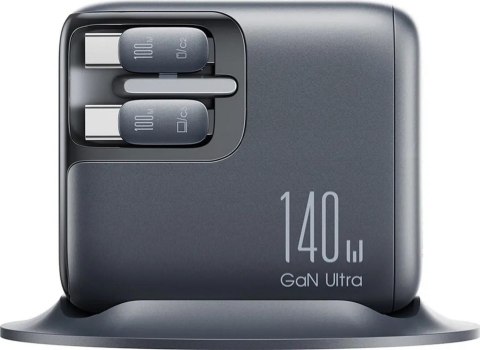 Ładowarka biurkowa Joyroom Podix Jr-TRD01 GaN 140 W 1x USB-C 2x USB-A + zwijane kable 2x USB-C JOYROOM