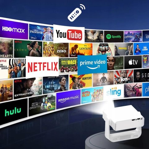 Mini Projektor Przenośny Rzutnik Android 14 WiFi 360 Full HD 4K do Telefonu Zenwire IMC260 ZENWIRE