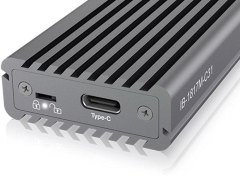 Obudowa IcyBox IB-1817M-C31 Type-C na PCIe NVMe M.2 ICYBOX