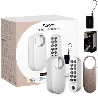 Aqara Smart Lock U200 Kit Biały Inteligentny zamek do drzwi EL-D02DW AQARA