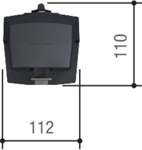 Zestaw CAME AXL 22 ECO TOP do 4,4m bram dwuskrzydłowych CAME