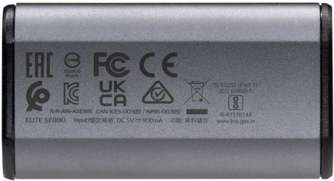 Adata Dysk zewnętrzny SSD SE880 2TB USB3.2A/C Gen2x2 Szary ADATA