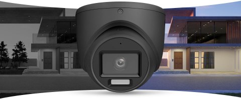 Kamera 4w1 Hilook by Hikvision kopułka 8MP TVI-T8M-20DL Black 2.8mm HILOOK